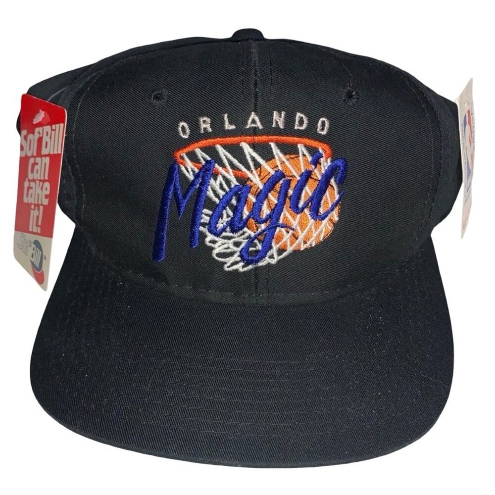 Vintage 90s Orlando Magic NBA Drew Pearson Headwear Snapback Hat Cap NOS NWT